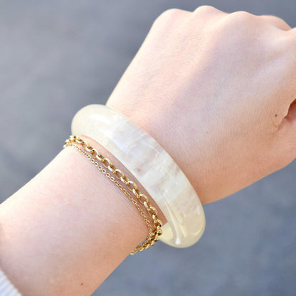 58.7 mm Citrine Lemon Quartz Bangle