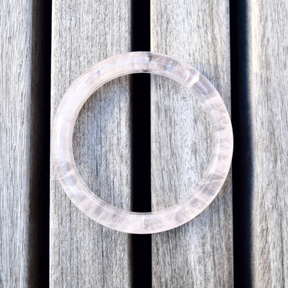 61.9 mm Rose Quartz Bangle