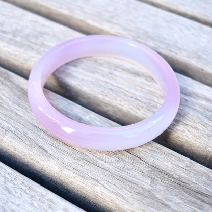 55.9 mm Agate Bangle - Pink
