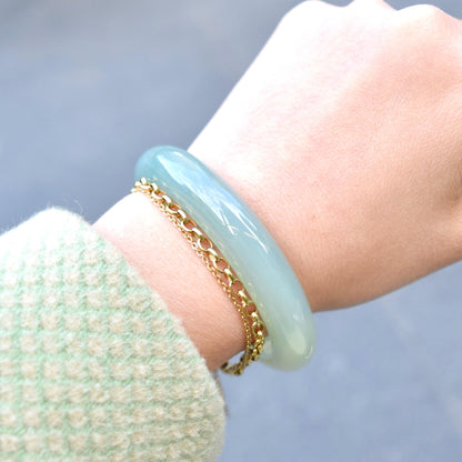 55 mm Agate Green Bangle