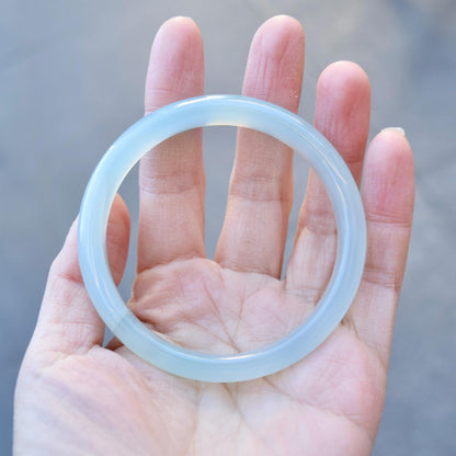 58.6mm Agate Bangle - Blue