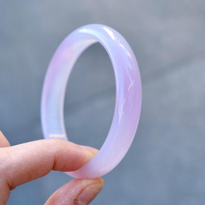 55.9 mm Agate Bangle - Pink