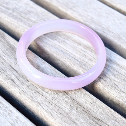 55.9 mm Agate Bangle - Pink